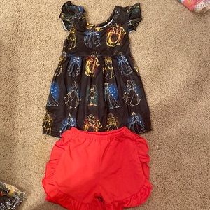 Baby girls ruffle matching sets